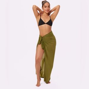 Parade Olive Green Swim Coverup Sarong NEW One Size